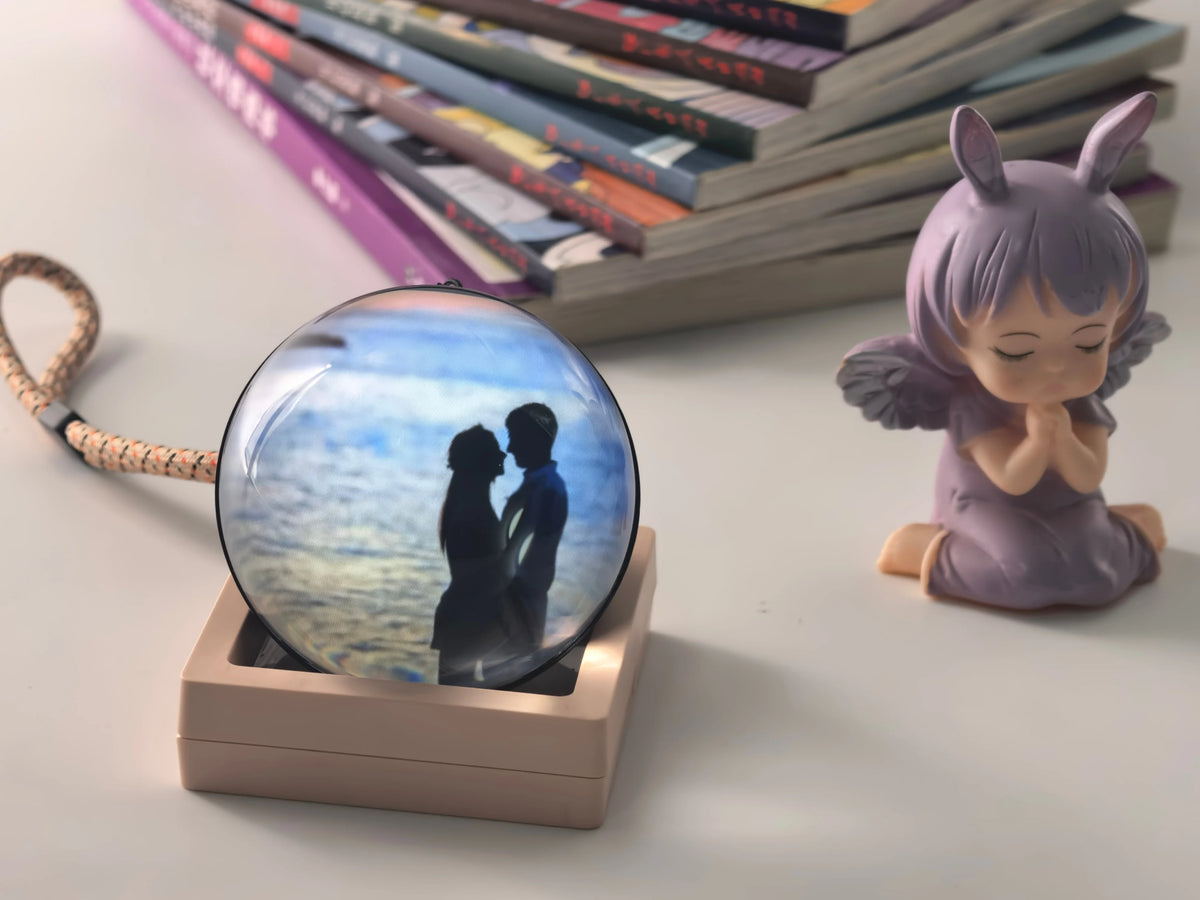 Dropshipping Gift HA Valentine'S Day Gift Crystal Ball Video Player MP4 Player Birthday Gift Desktop Ornament Video Crystal Ball